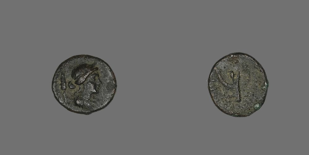 Hexas (Coin) Depicting the Goddess Demeter by Ancient Greek