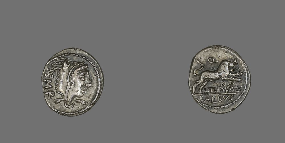 Denarius (Coin) Depicting the Goddess Juno Sospita by Ancient Roman