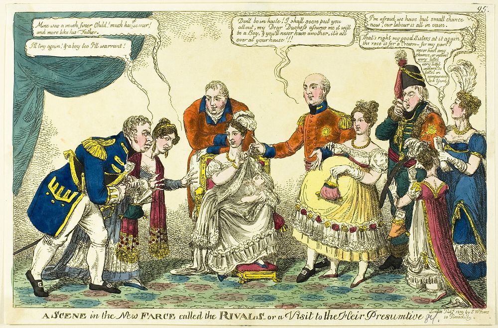 A Scene in the New Farce Called The Rivals by Charles Williams