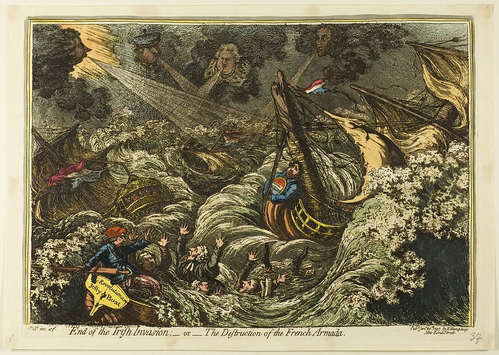 End of the Irish Invasion by James Gillray