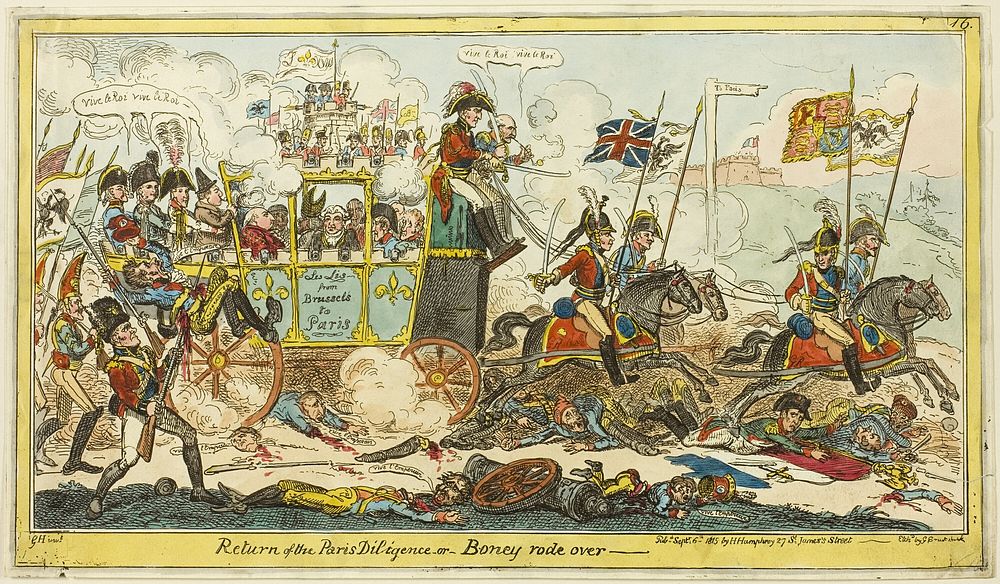 Return of the Paris Diligence by George Cruikshank