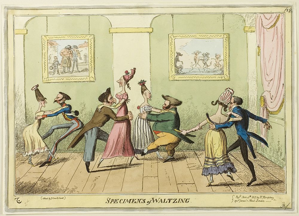 Specimens of Waltzing by George Cruikshank