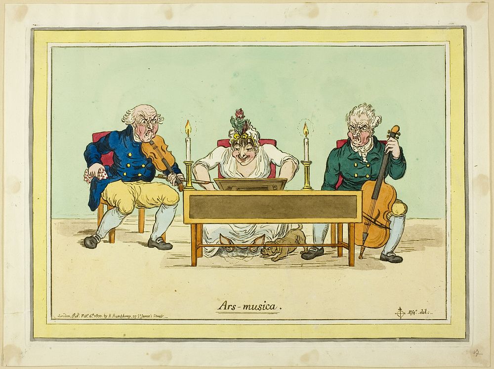 Ars musica by James Gillray