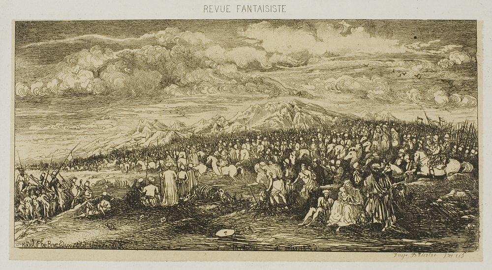 The Roman Army, from Revue Fantaisiste by Rodolphe Bresdin