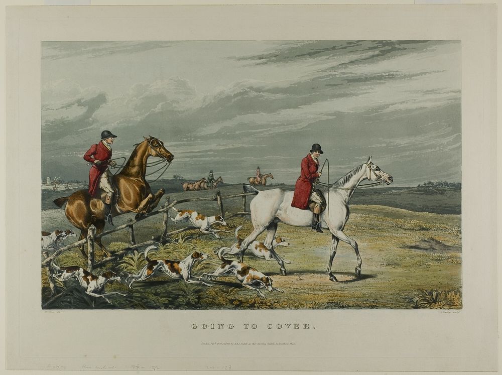 Going to Cover, from Fox Hunting by Charles Bentley