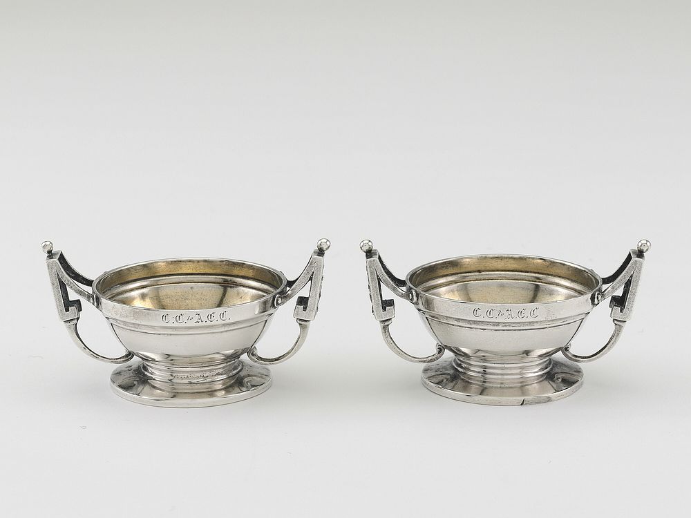 Pair of Salt Dishes by Peter L. Krider (Maker)