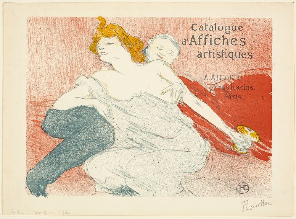 Debauchery (second plate) by Henri de Toulouse-Lautrec