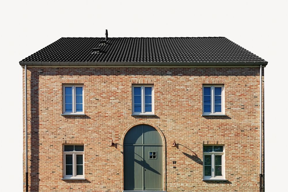 Brick house isolated design
