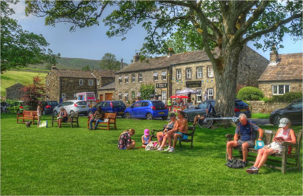 Burnsall GreenLots of people today, observing the social distancing rules which are, gradually, being relaxed. Shops are…