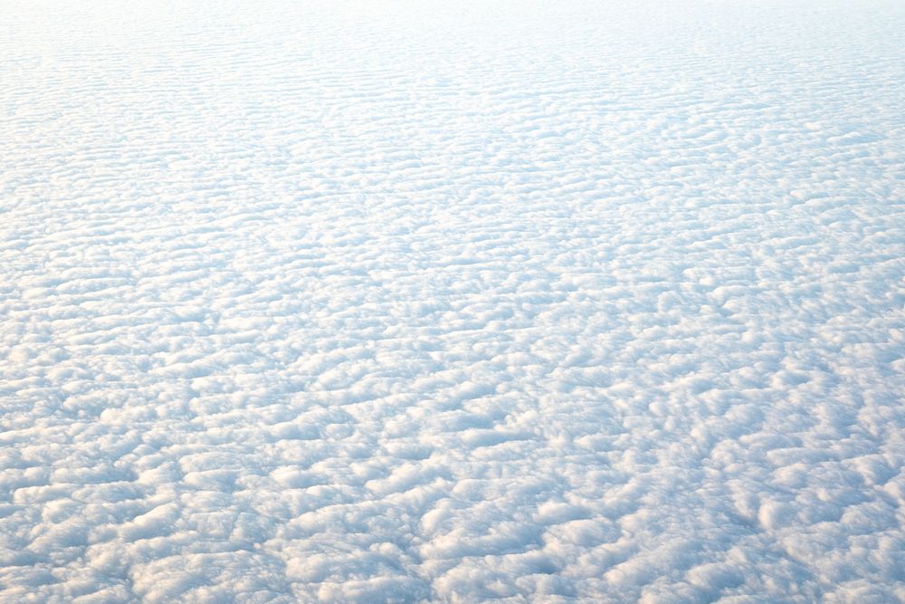 White fluffy cloud, sky view.