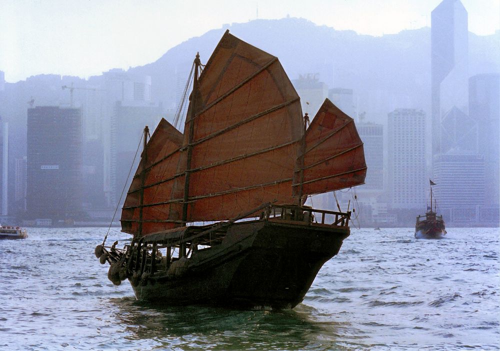 Historical Hong Kong, Victoria harbour.
