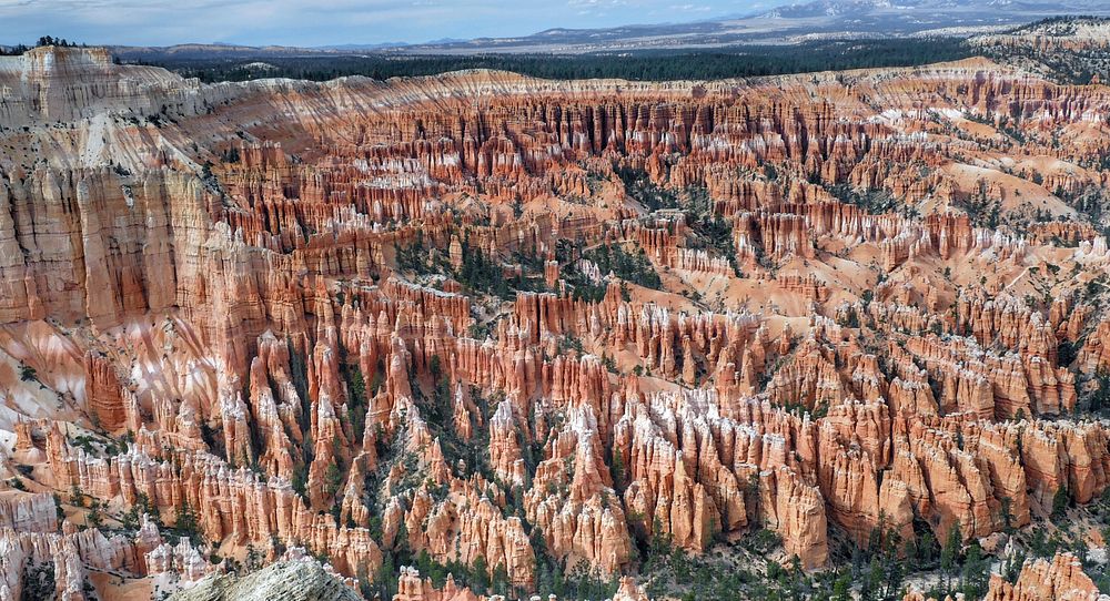 Utah national park, Bryce Canyon overview.