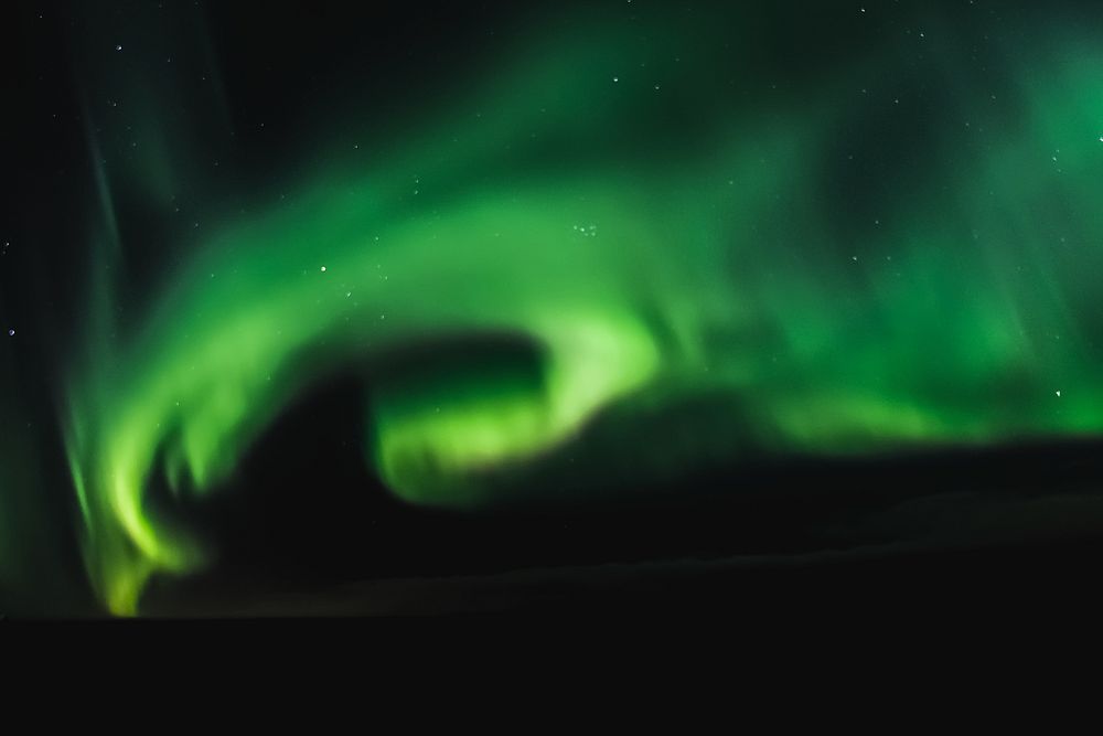 Aurora Borealis, border background   image