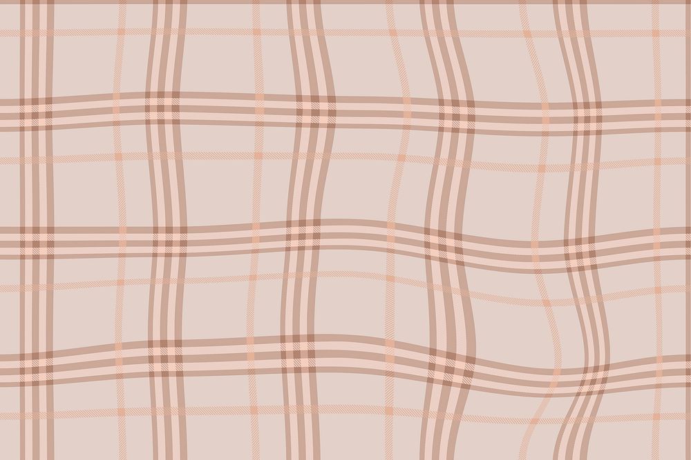 Pink plaid feminine background vector