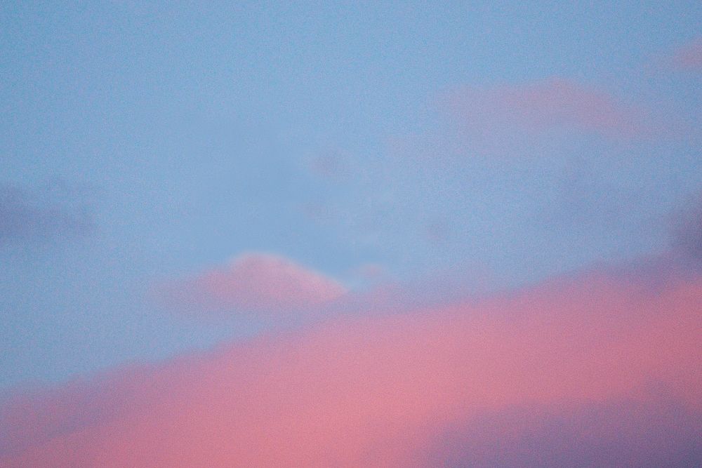 Pink sky aesthetic background, nature image