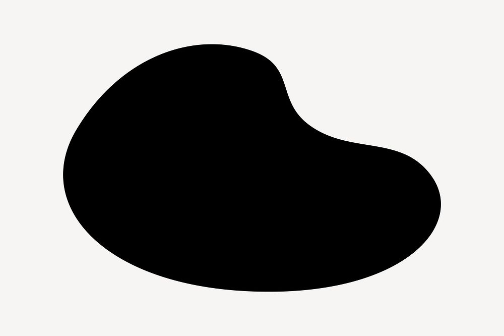 Black shape clip art vector