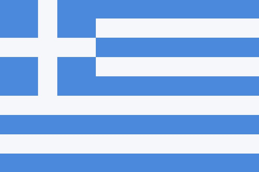Flag of Greece illustration. Free public domain CC0 image.