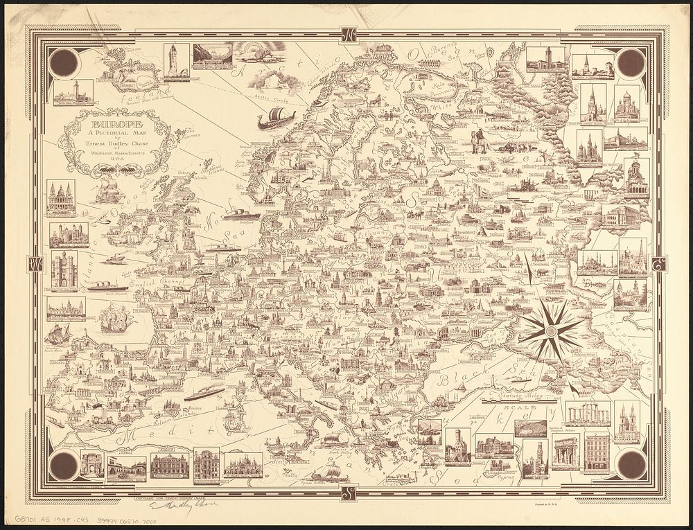             Europe : a pictorial map          