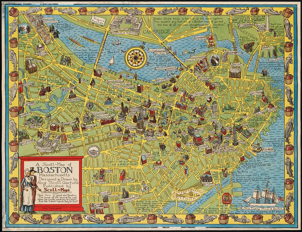             A Scott-Map of Boston, Massachusetts          