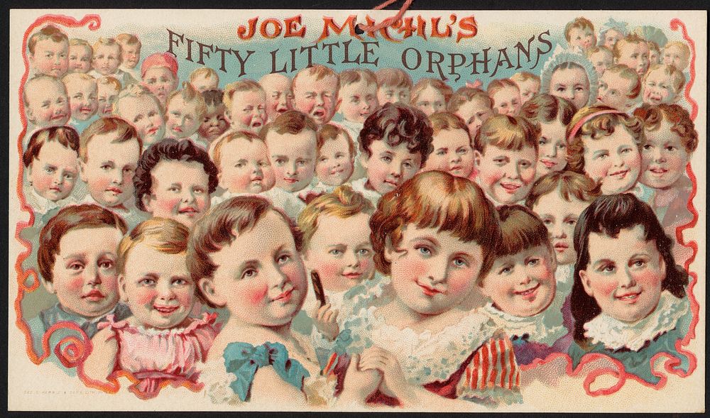             Joe Michl's fifty little orphans.          