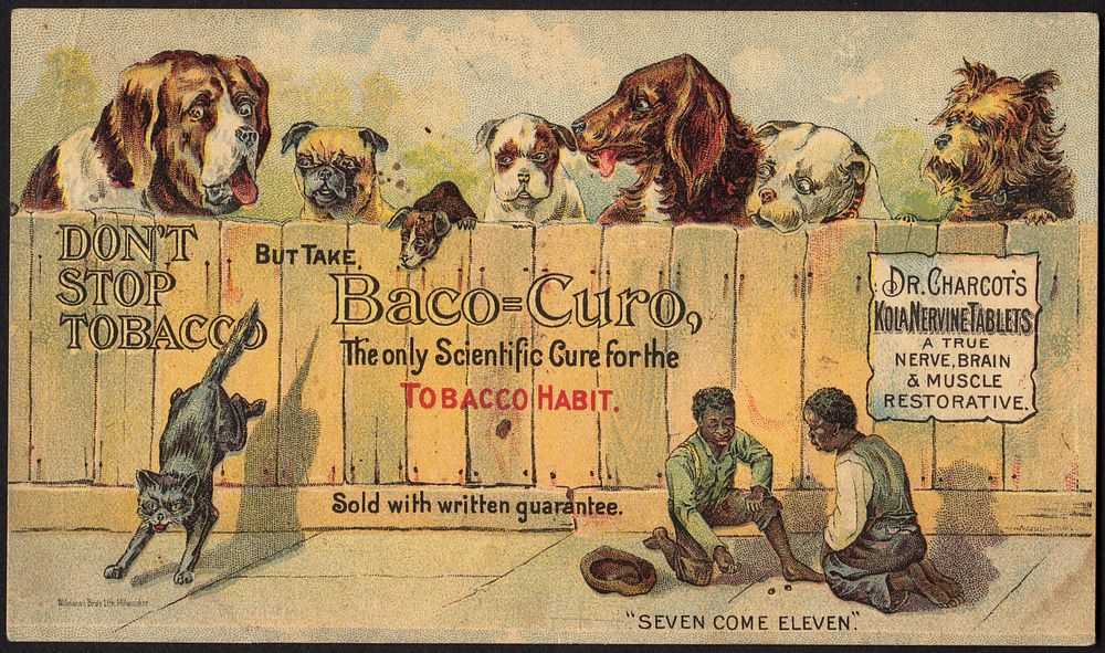             Don't stop tobacco but take Baco=Curo, the only scientific cure for the tobacco habit.          