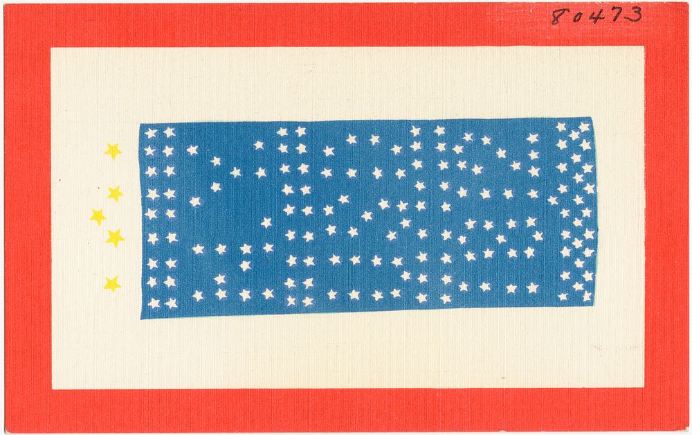             Service flag World War #1, National Society, U. S. Daughters of 1812, State of New York          