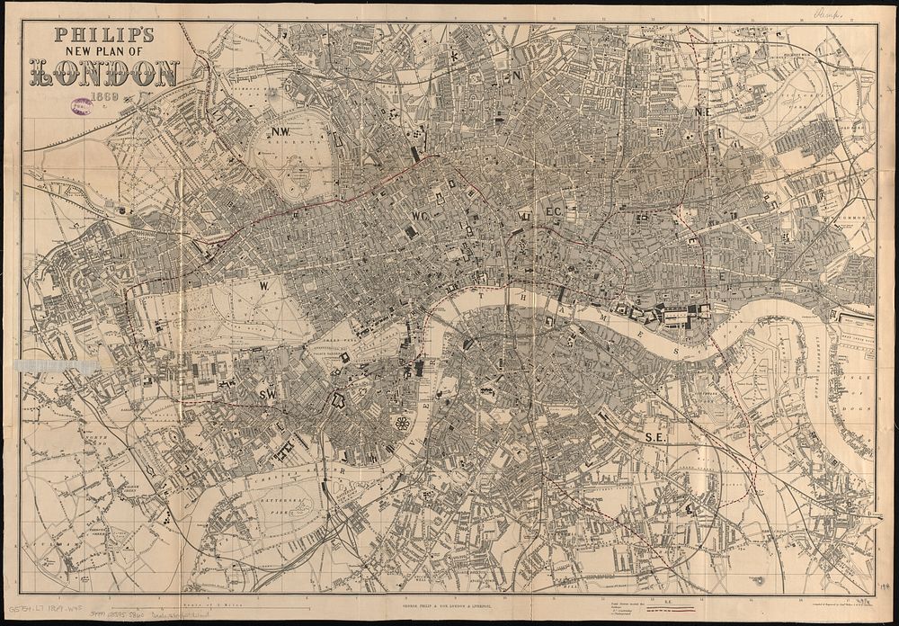             Philip's new plan of London          