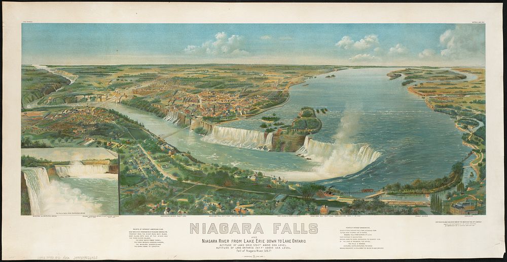 Niagara Falls and Niagara River | Free Photo Illustration - rawpixel