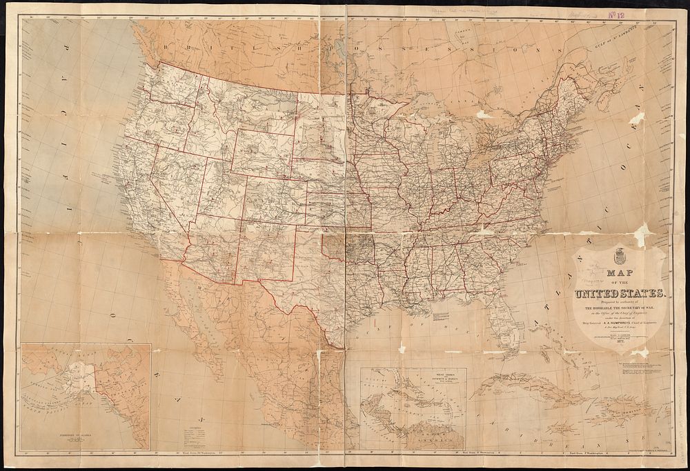             Map of the United States          