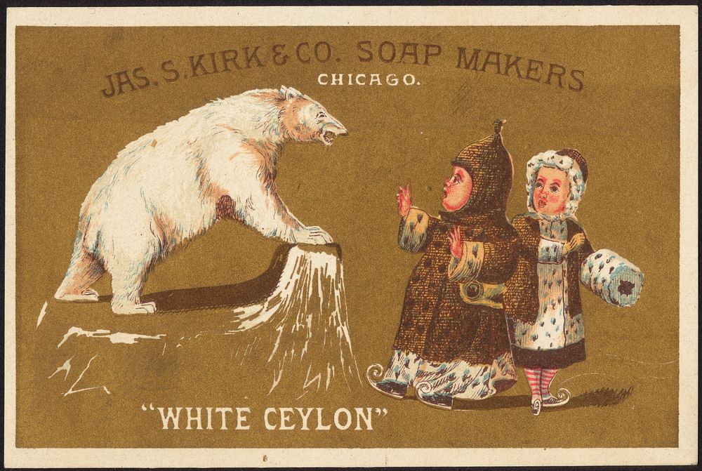             Jas. S. Kirk & Co. Soap Makers, Chicago. "White Ceylon"          