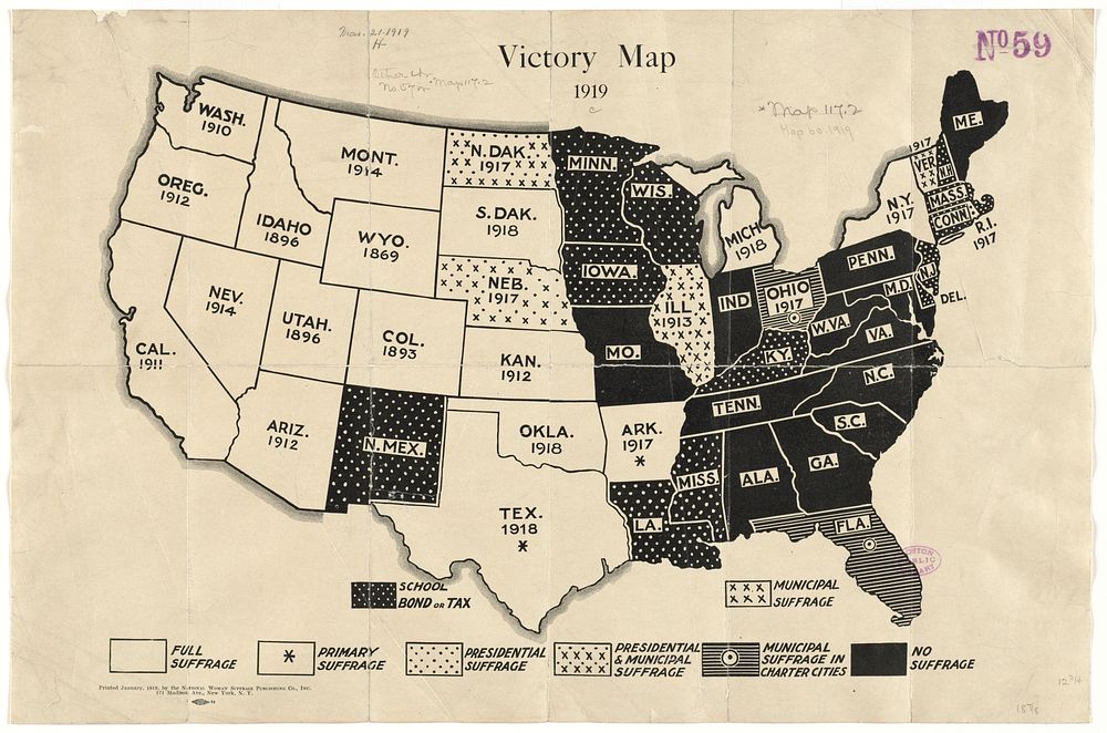             Victory map 1919          