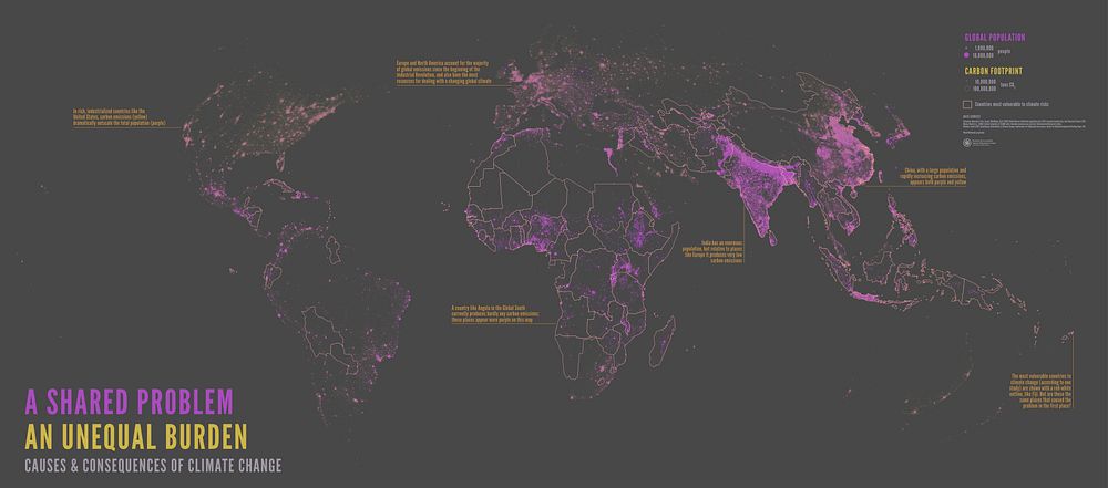             A shared problem, an unequal burden : causes & consequences of climate change          