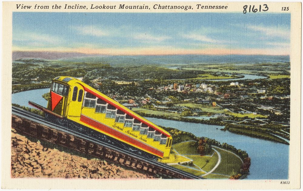             View from the incline, Lookout Mountain, Chattanooga, Tennessee          