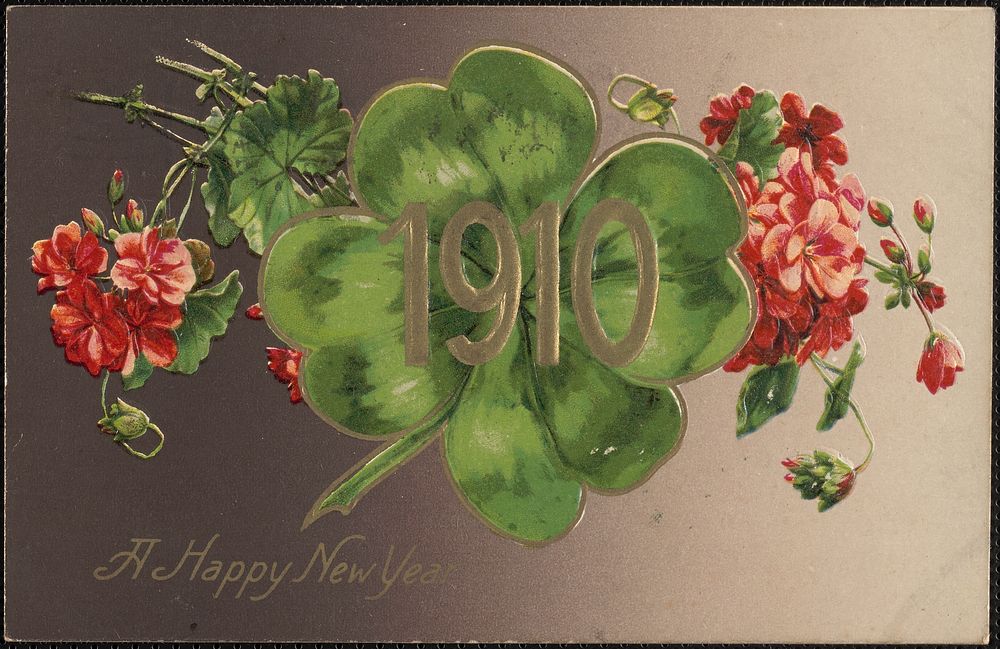             1910 Happy New Year          