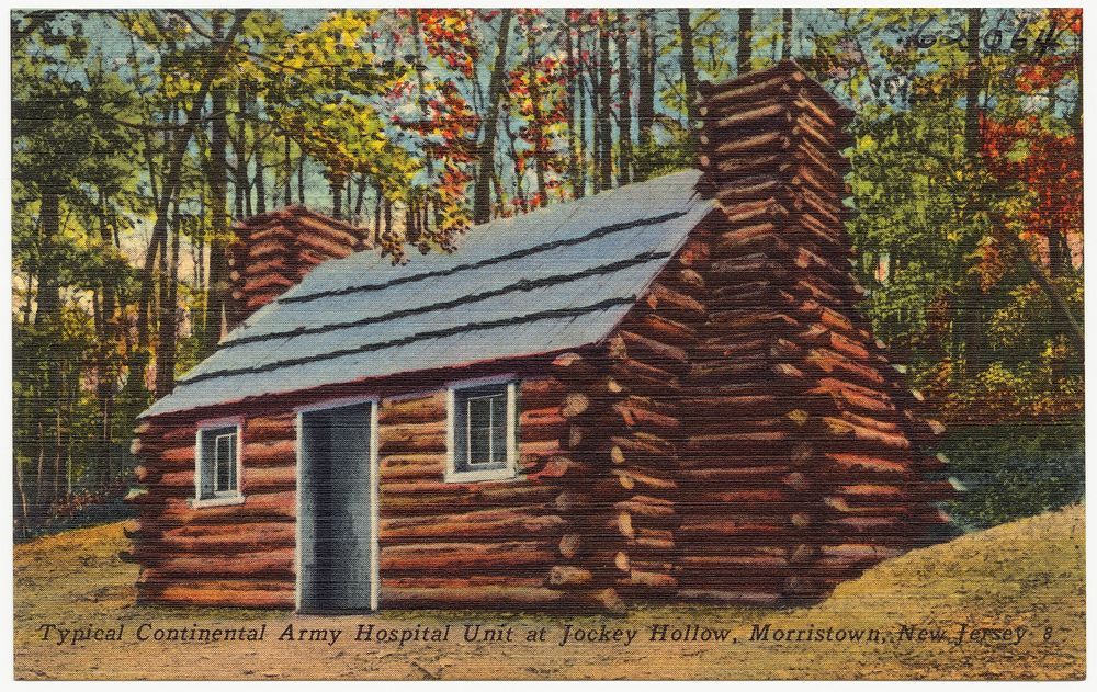             Typical Continental Army Hospital Unit at Jockey Hollow, Morristown, New Jersey          