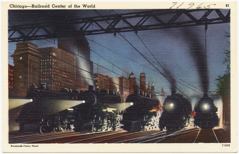             Chicago- Railroad center of the world          