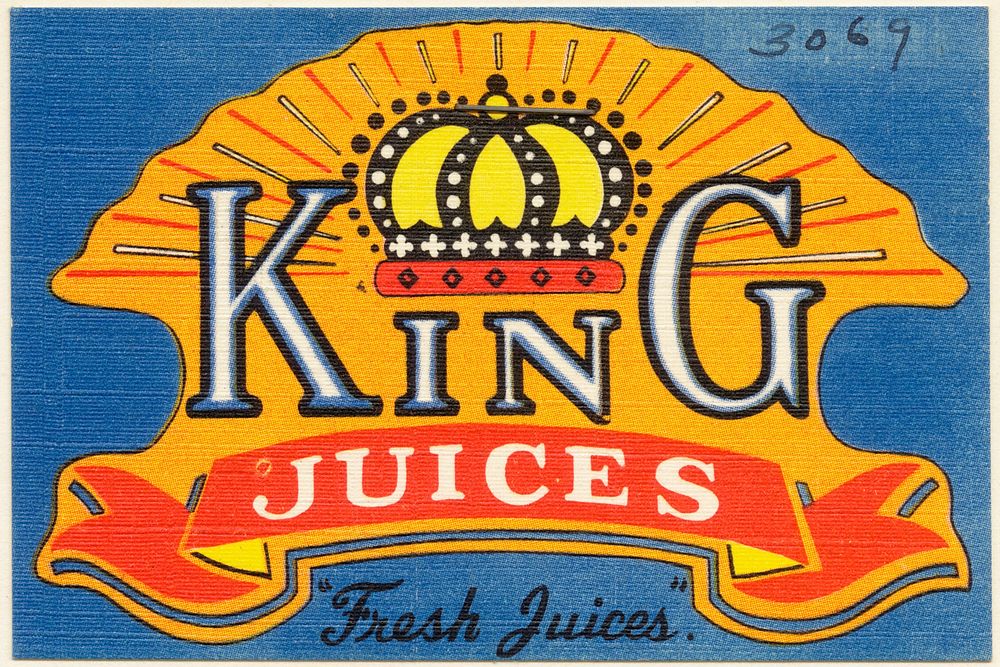             King Juices, "Fresh Juices".          