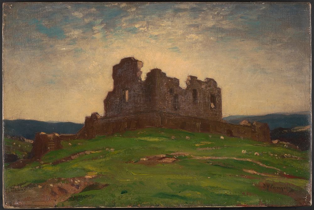            Untitled (ruined building in landscape)          
