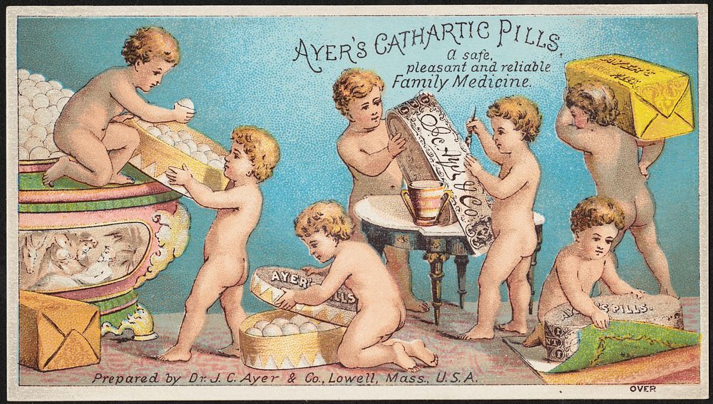             Ayer's Cathartic Pills, a safe pleasant and reliable family medicine.          