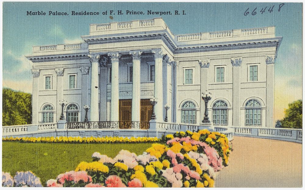             Marble Palace, residence of F. H. Prince, Newport, R.I.          