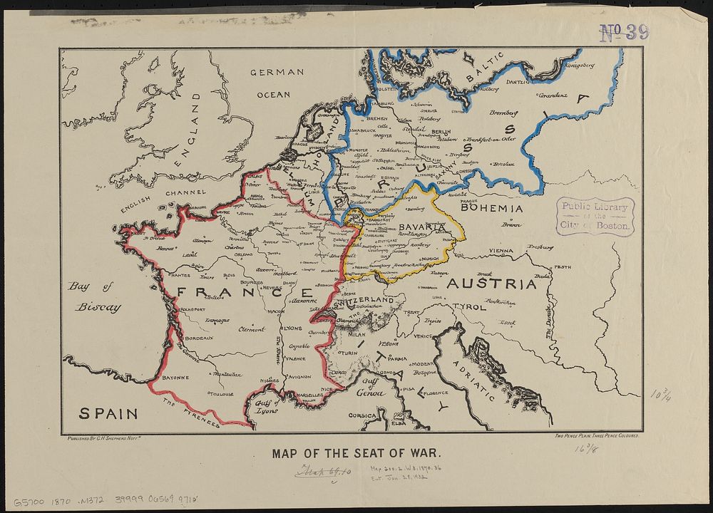             Map of the seat of war          