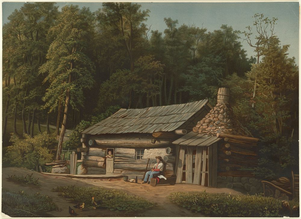            The log cabin          