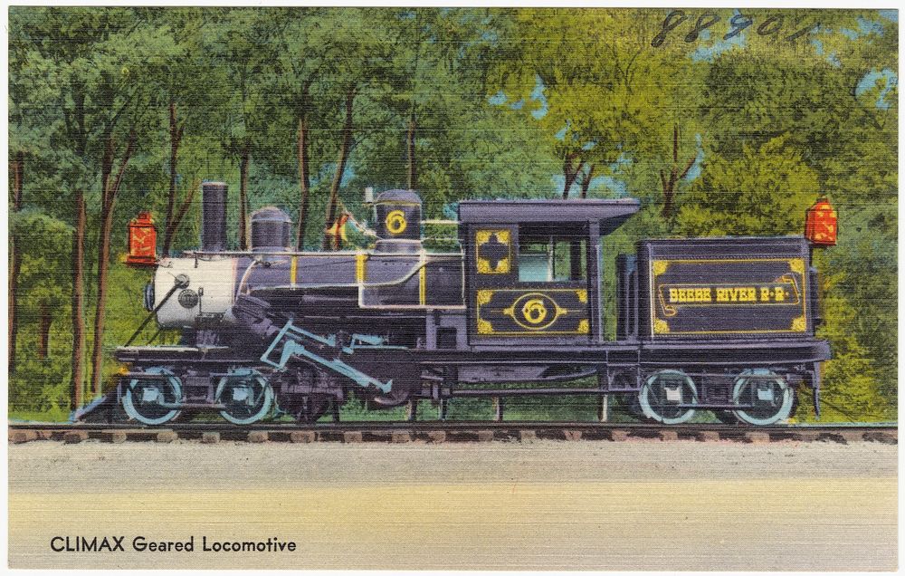             Climax Geared Locomotive          