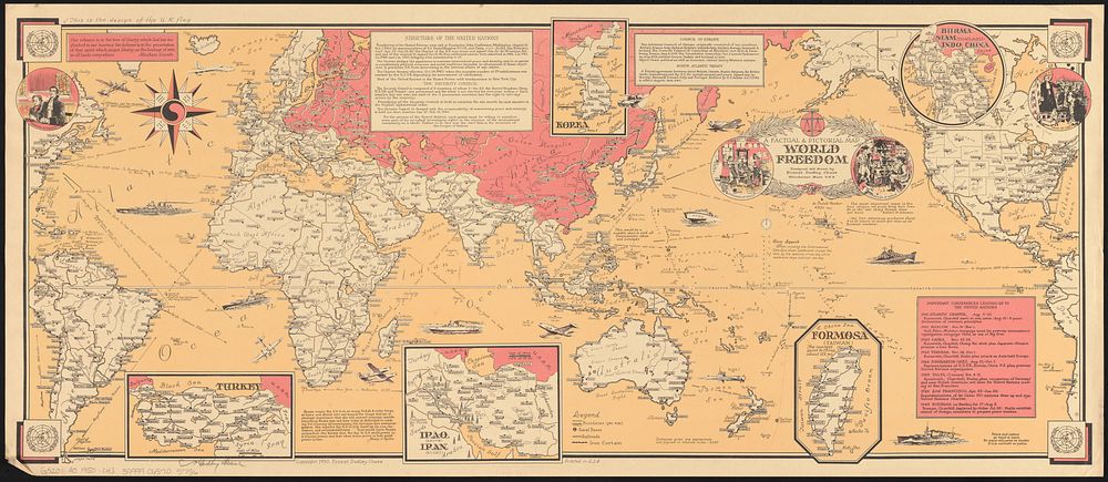             World freedom : a factual & pictorial map          