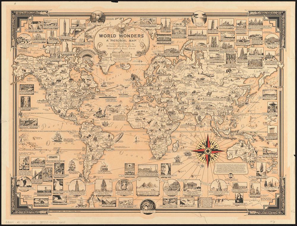             World wonders : a pictorial map          