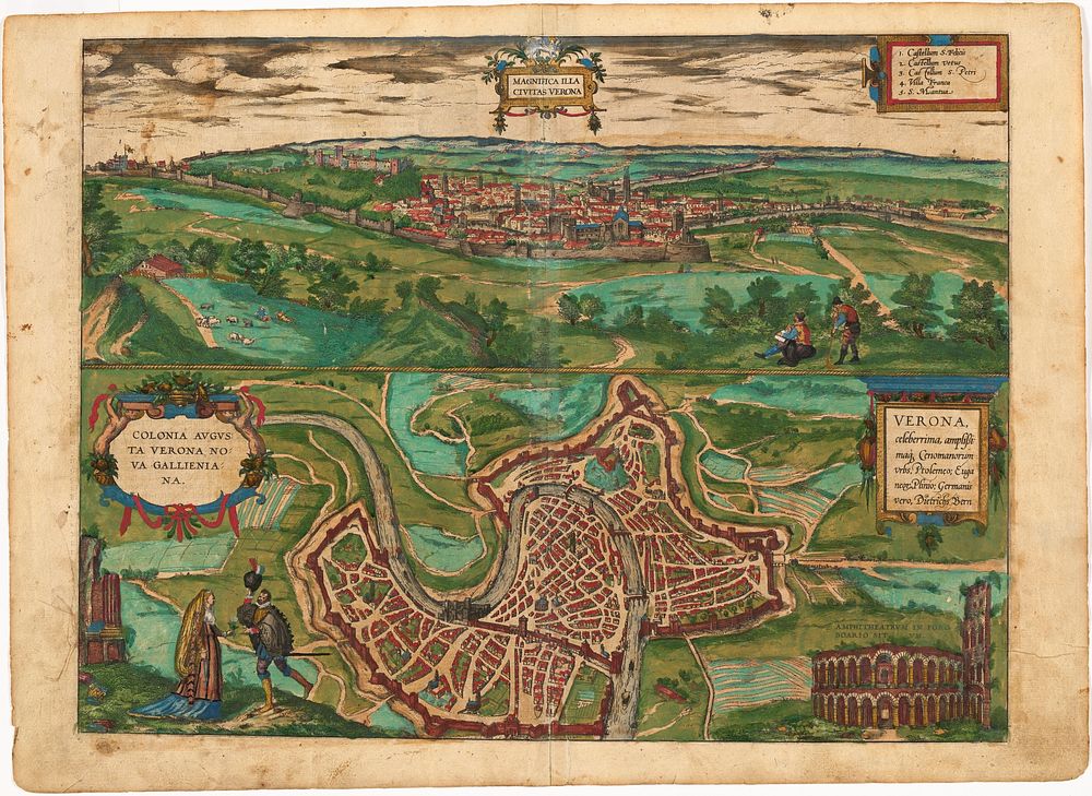             Magnifica illa civitas Verona ; Colonia augusta Verona nova gallieniana          