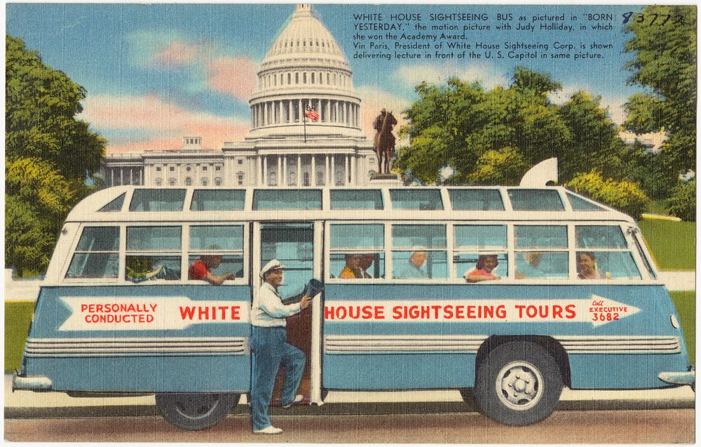             White House Sightseeing Tours          