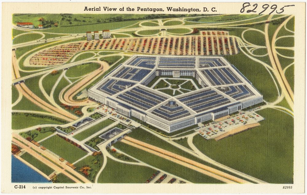             Aerial view of the Pentagon, Washington, D. C.          