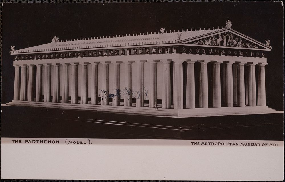             The Parthenon (model), the Metropolitan Museum of Art          