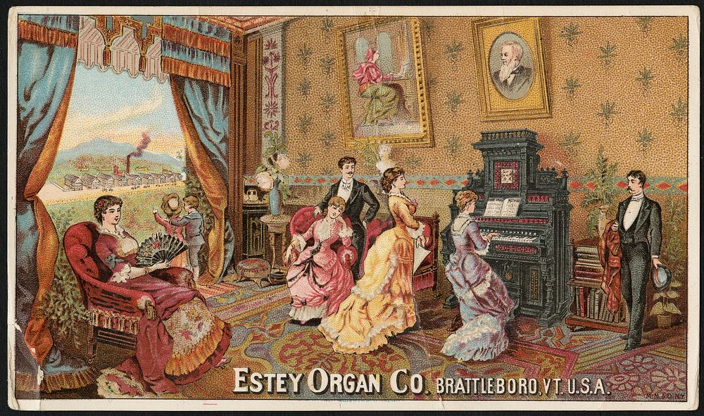             Estey Organ Co. Brattleboro, Vt. U.S.A.          